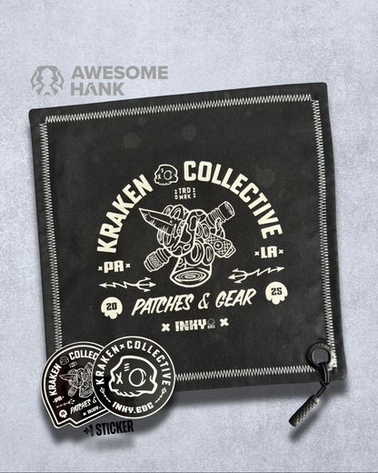 INKY KRAKEN COLLECTIVE HANDKERCHIEF (XL) - EDC HANK
