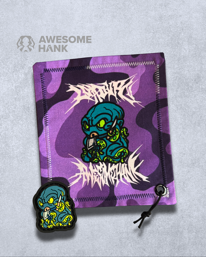 AWESOME KRAKEN HANDKERCHIEF + PATCH PACK (MINI)
