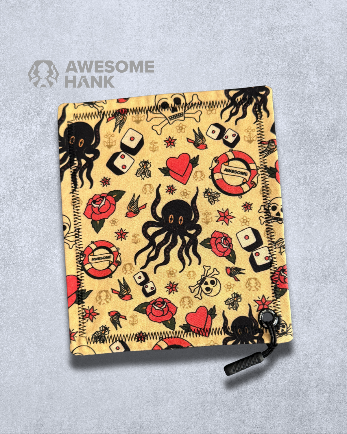 KRAKEN TATTOO HANDKERCHIEF (MINI) - EDC HANK