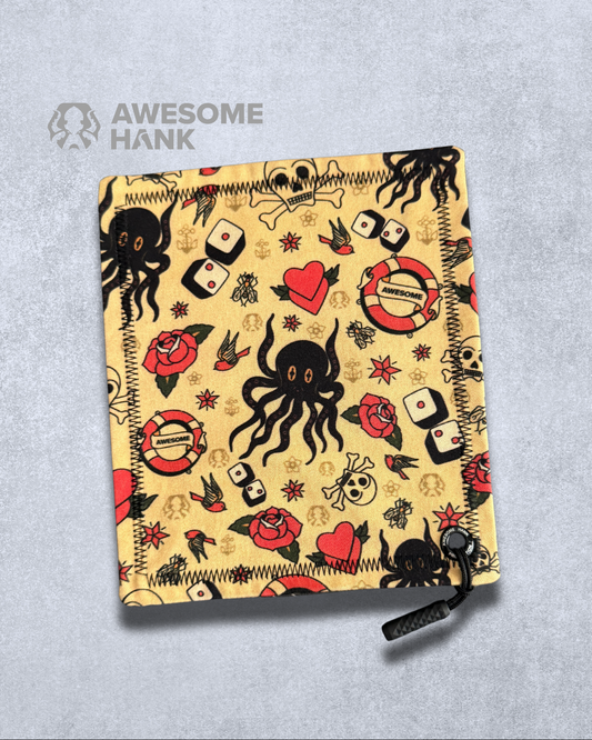 KRAKEN TATTOO HANDKERCHIEF (MINI) - EDC HANK