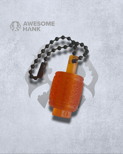 SEIGAIHA BEAD AND KEEPER LANTERN (ORANGE)