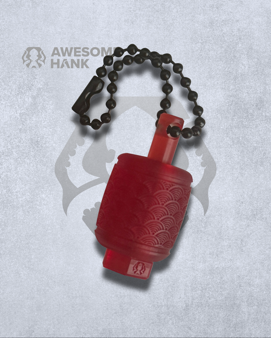 SEIGAIHA BEAD AND KEEPER LANTERN (RED)