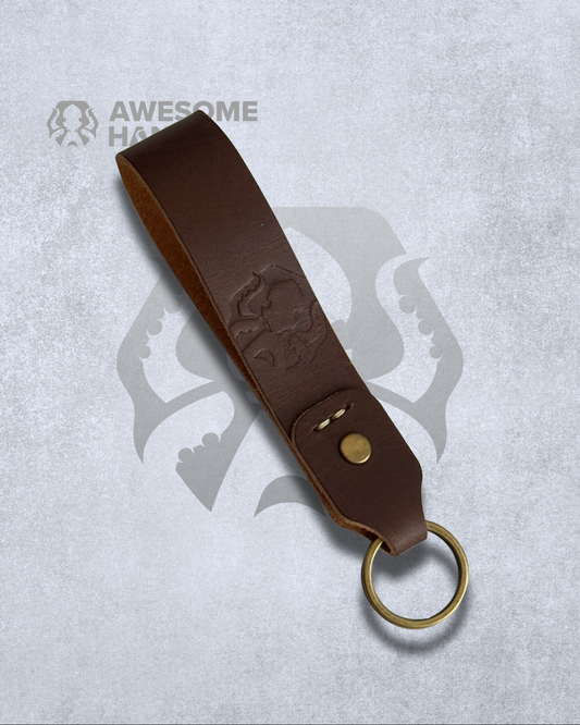 LEATHER KEY LOOP (BROWN)
