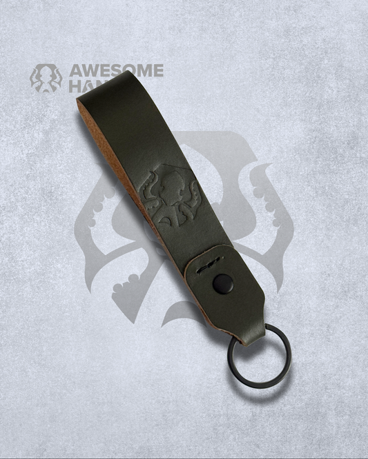 LEATHER KEY LOOP (JADE)