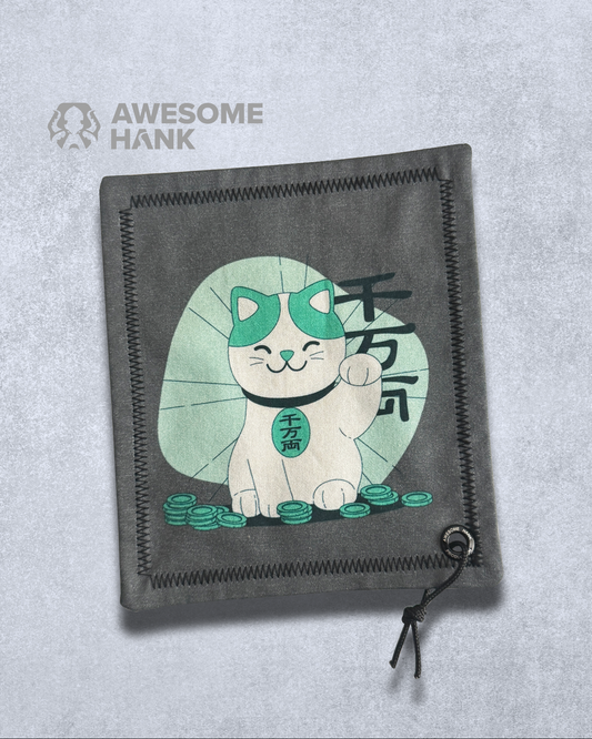 LUCKY CAT HANDKERCHIEF