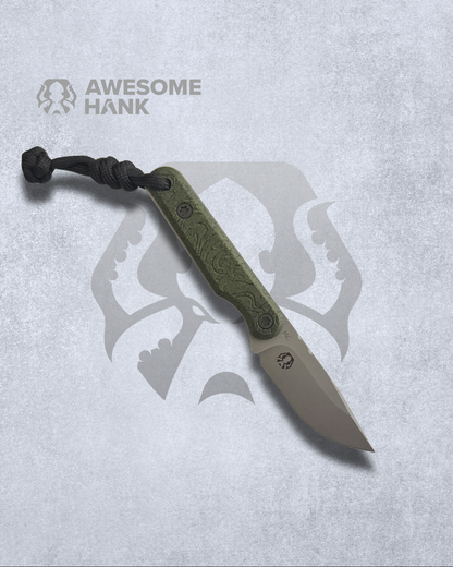 AWESOME HANK HYDRA MASTER OF THE SEA MAGNACUT (2.37" GLASS BEAD BLASTED STONEWASH)