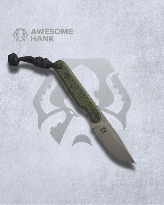 AWESOME HANK HYDRA MASTER OF THE SEA MAGNACUT (2.37" GLASS BEAD BLASTED STONEWASH)