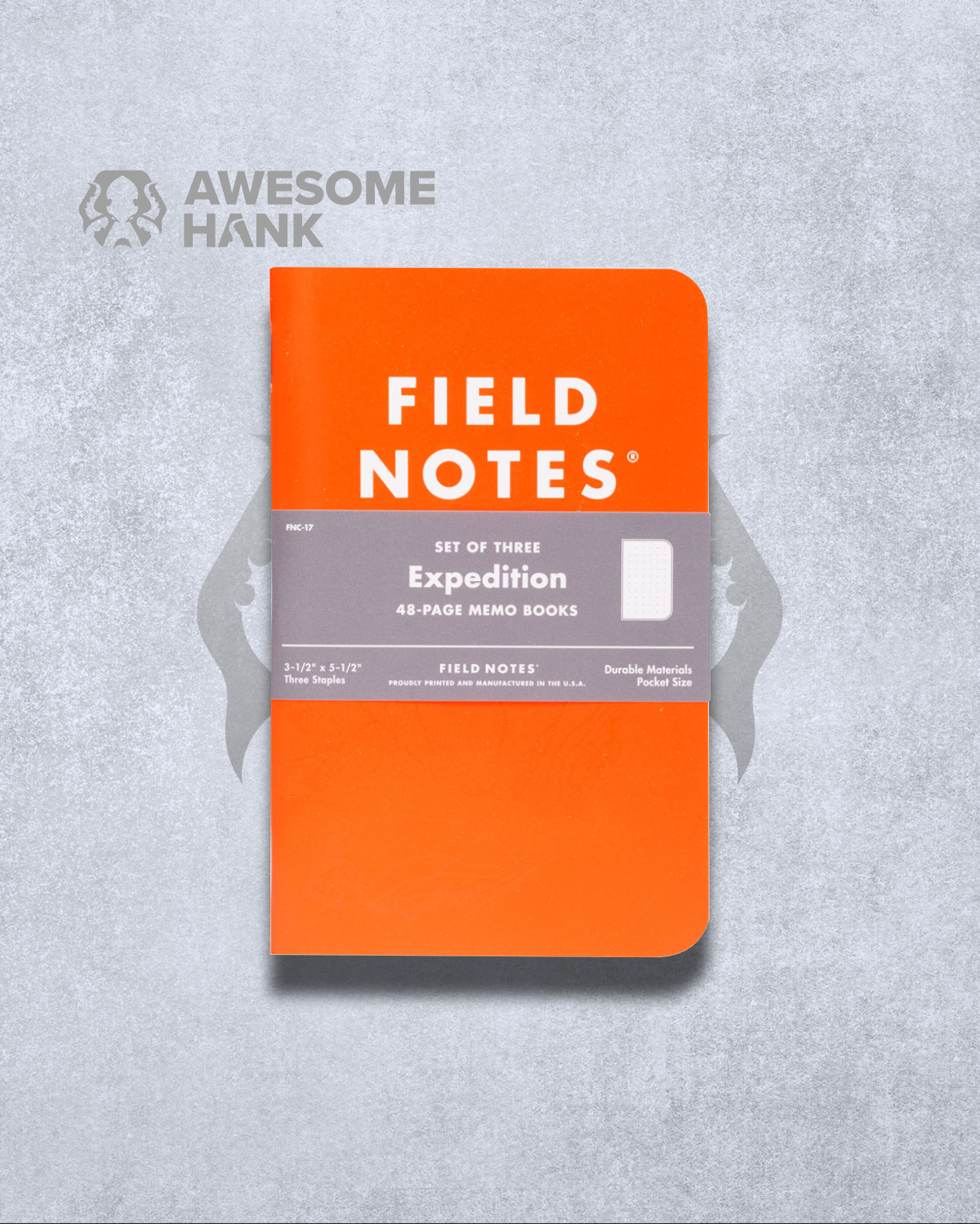 FIELD NOTES EXPEDITION WATERPROOF MEMO BOOKS 3-PACK