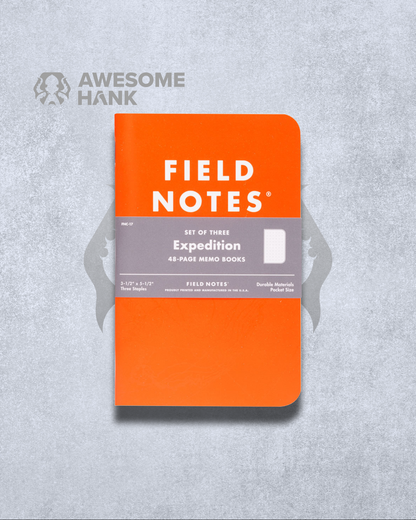 FIELD NOTES EXPEDITION WATERPROOF MEMO BOOKS 3-PACK