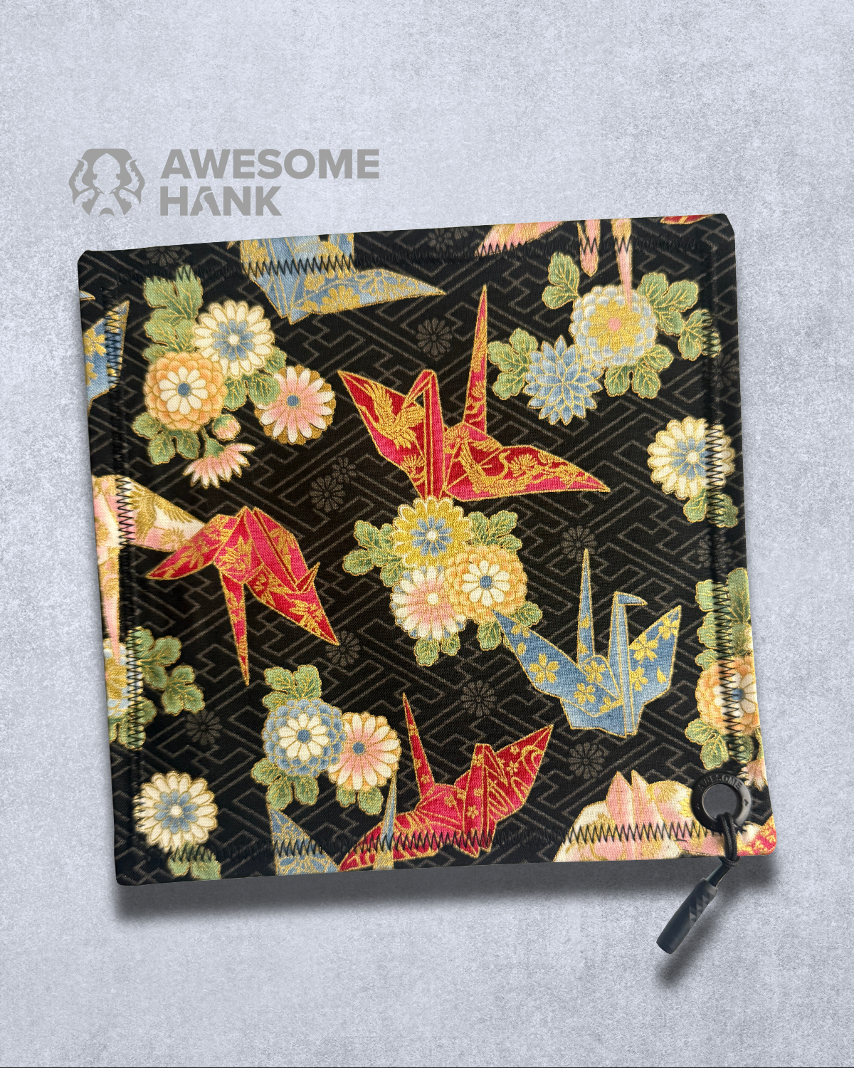 MIDNIGHT CRANE HANDKERCHIEF (HUSKY)