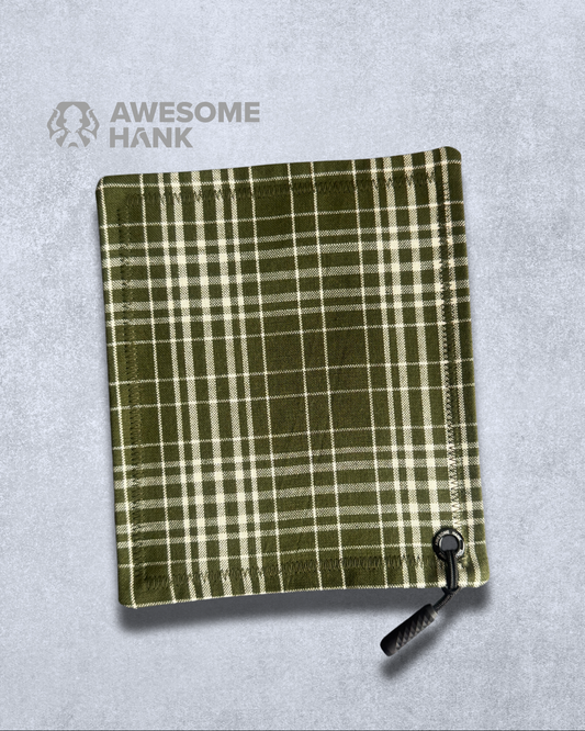 MOSSY PLAID HANDKERCHIEF (MINI) - EDC HANK