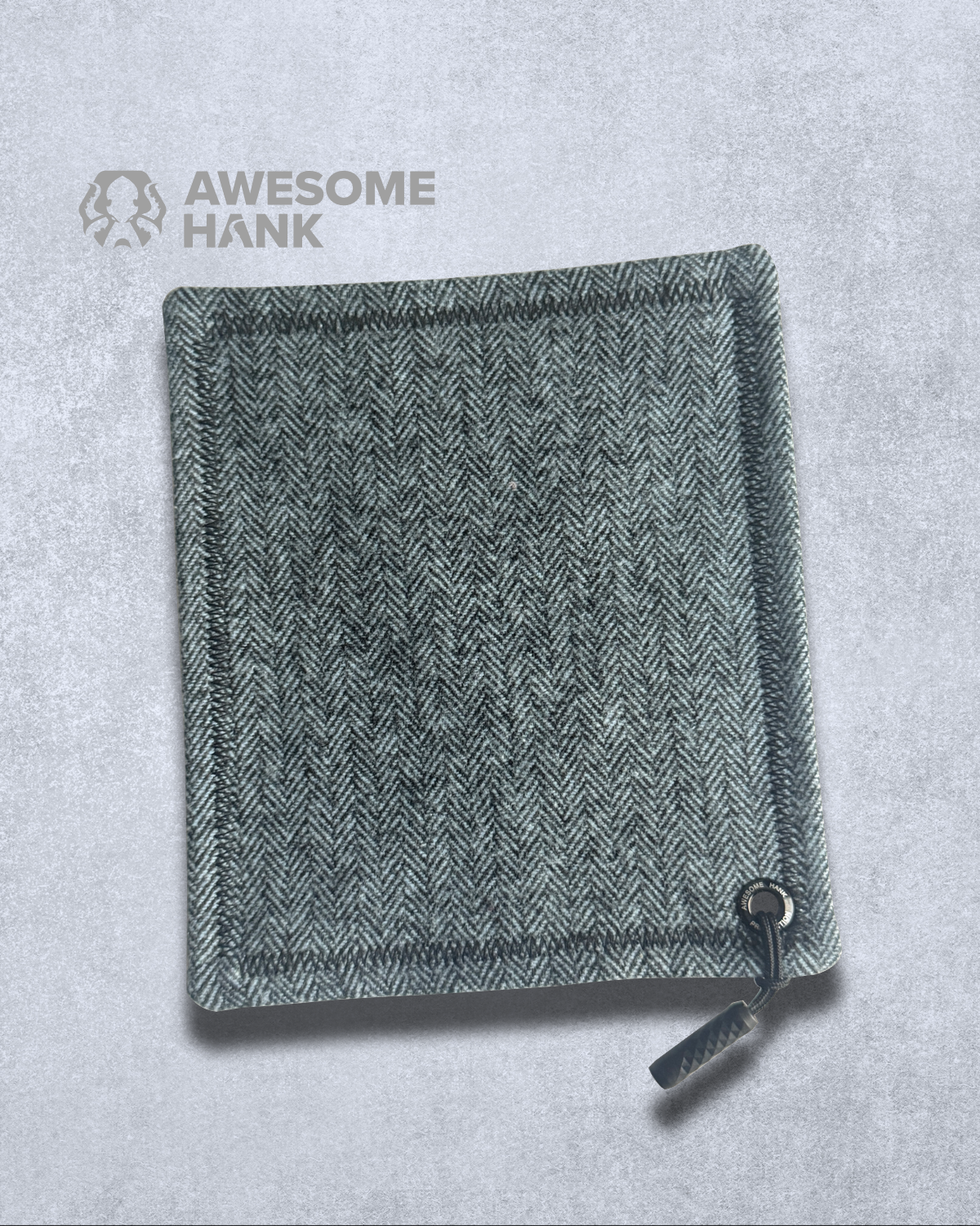 FLANNEL OCEAN TWEED HANDKERCHIEF