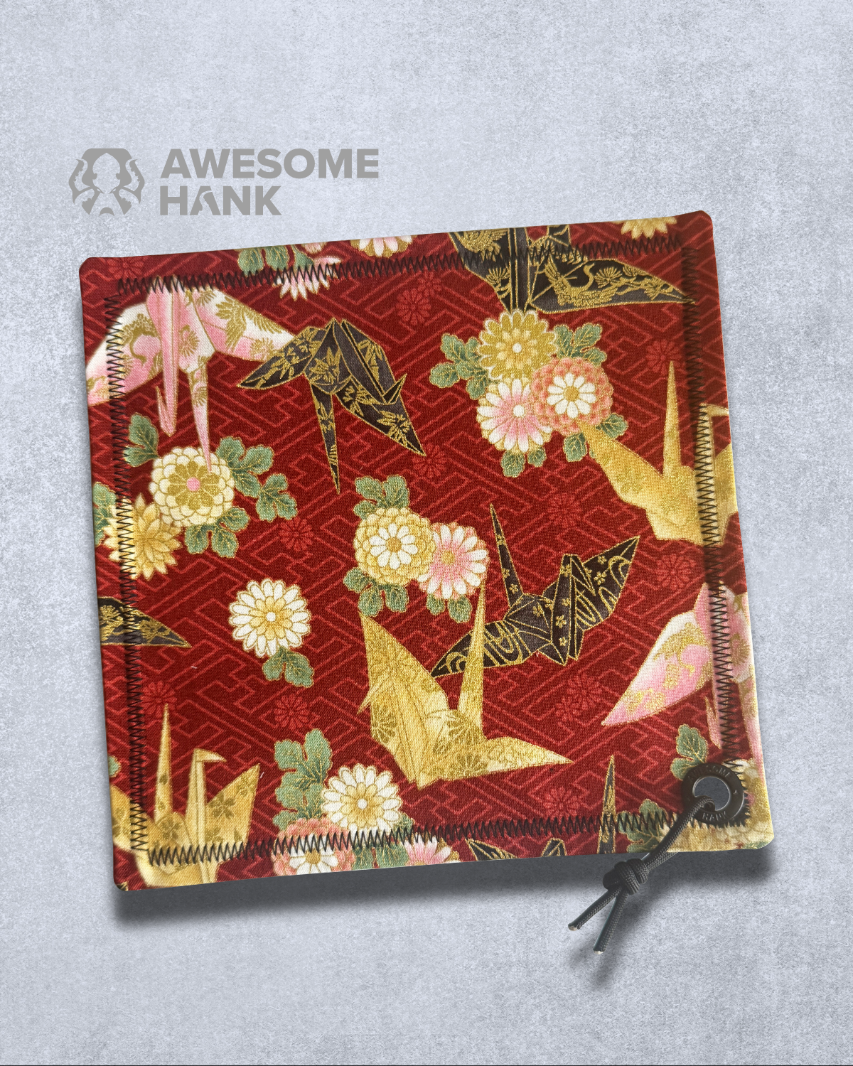 RED CRANE HANDKERCHIEF (XL)
