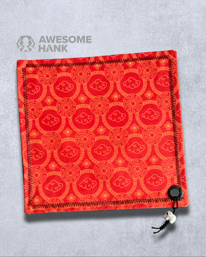 RED FORTUNE ELEPHANT HANDKERCHIEF (XL) - EDC HANK