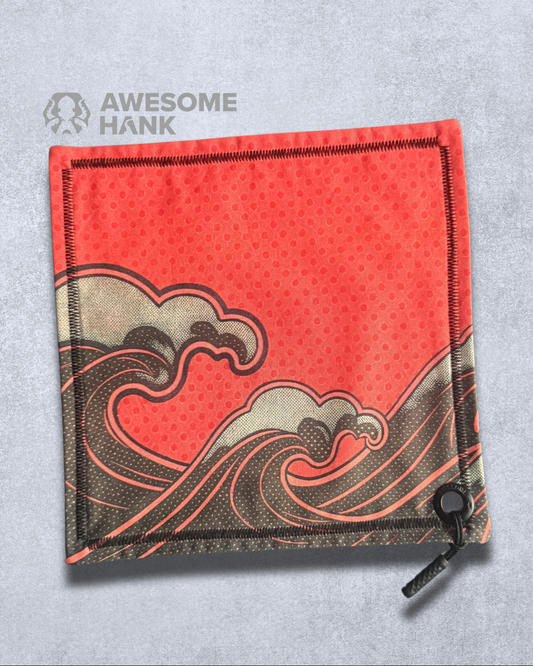 RED WAVE HANDKERCHIEF (XL) - EDC HANK