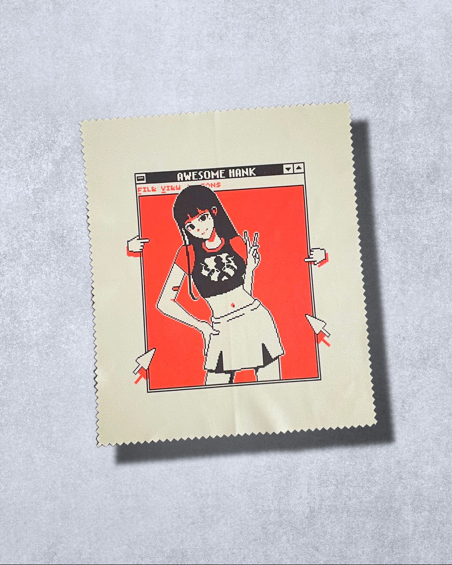 8-BIT GIRL MICROFIBER CLOTH