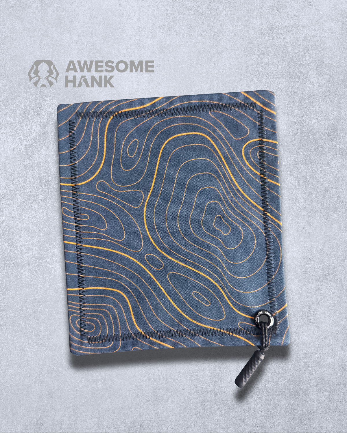 SLATE TOPO HANDKERCHIEF (MINI)