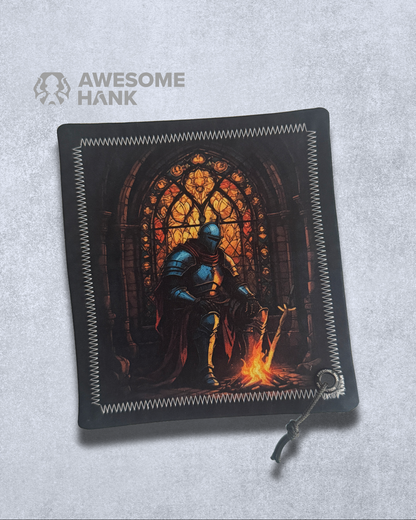 STAINED GLASS BONFIRE HANDKERCHIEF