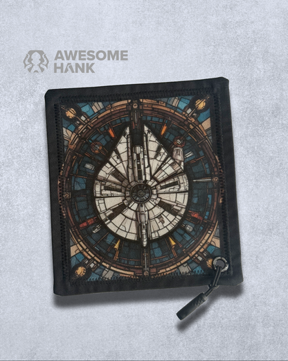 STAINED GLASS FALCON HANDKERCHIEF