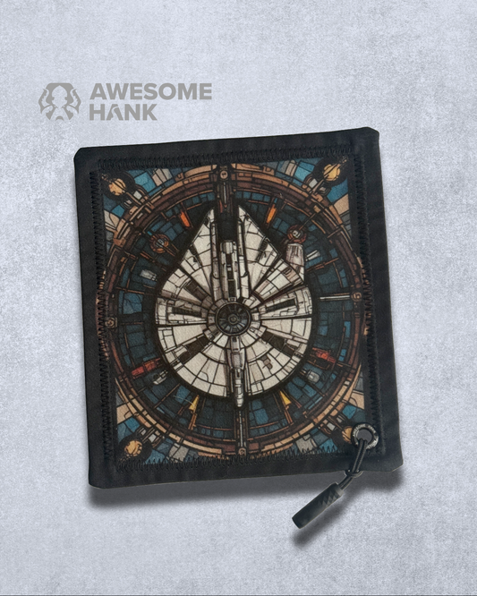 STAINED GLASS FALCON HANDKERCHIEF