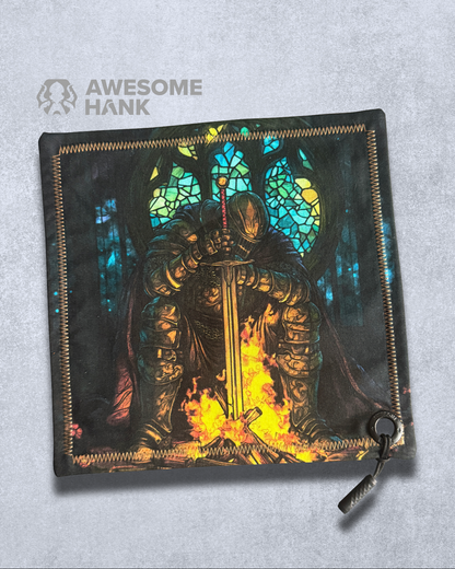 STAINED GLASS KNIGHT HANDKERCHIEF (XL) - EDC HANK