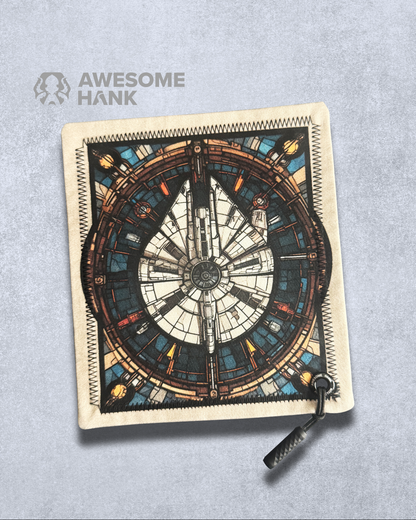 STAINED GLASS STONE FALCON HANDKERCHIEF (MINI) - EDC HANK