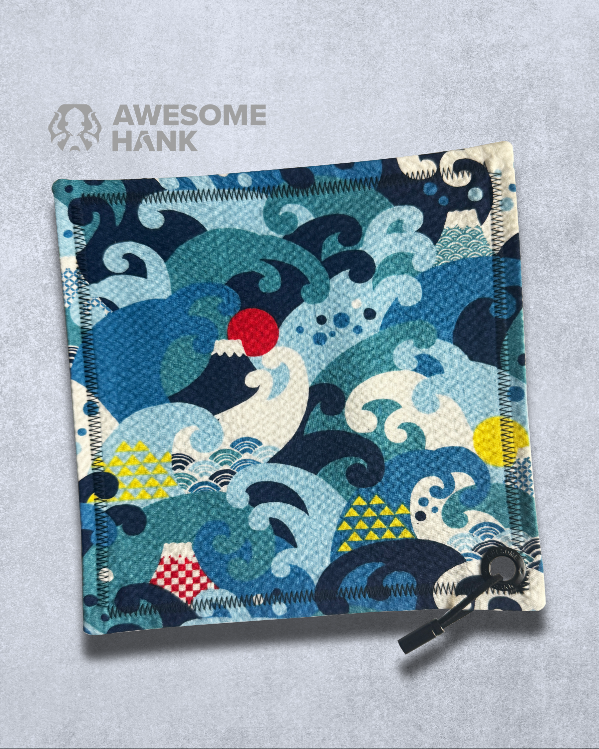 TEXTURED WAVELETS HANDKERCHIEF (XL)