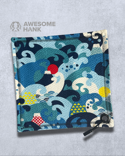 TEXTURED WAVELETS HANDKERCHIEF (XL)