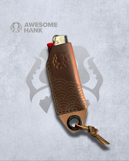 THE BOOT LIGHTER JACKET - HORWEEN LEATHER SEIGAIHA MOTIF (MULTIPLE COLORS)