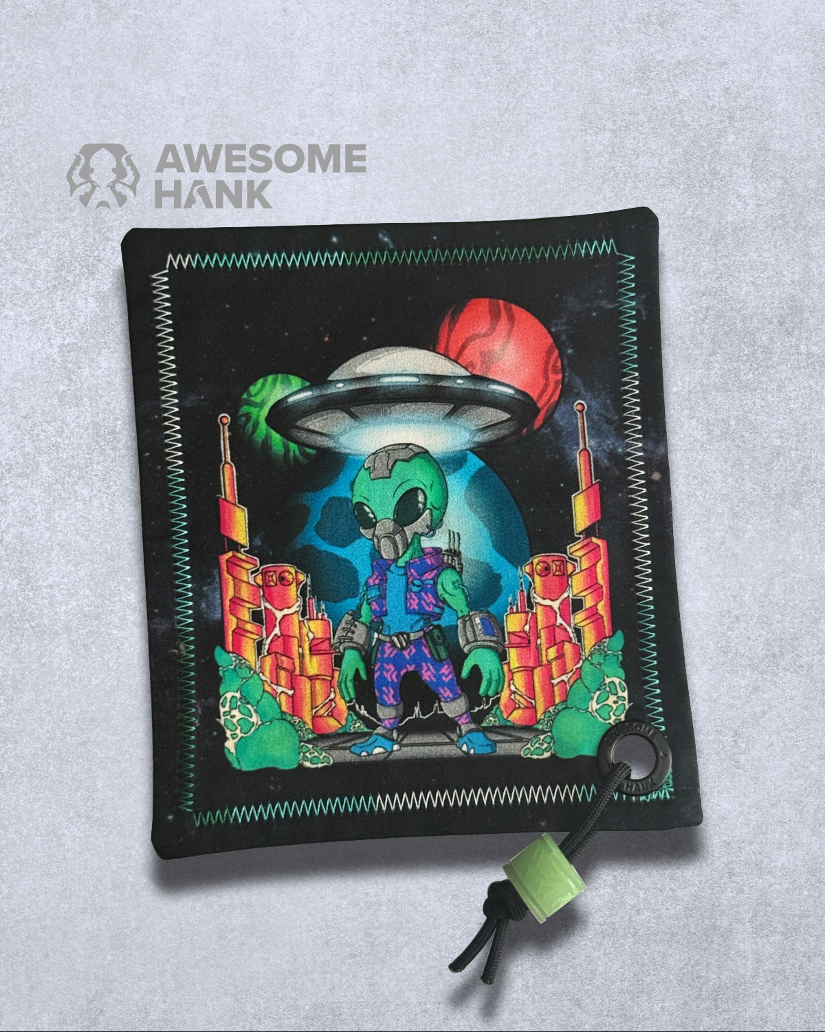 THE MARTIAN HANDKERCHIEF + GITD BEAD