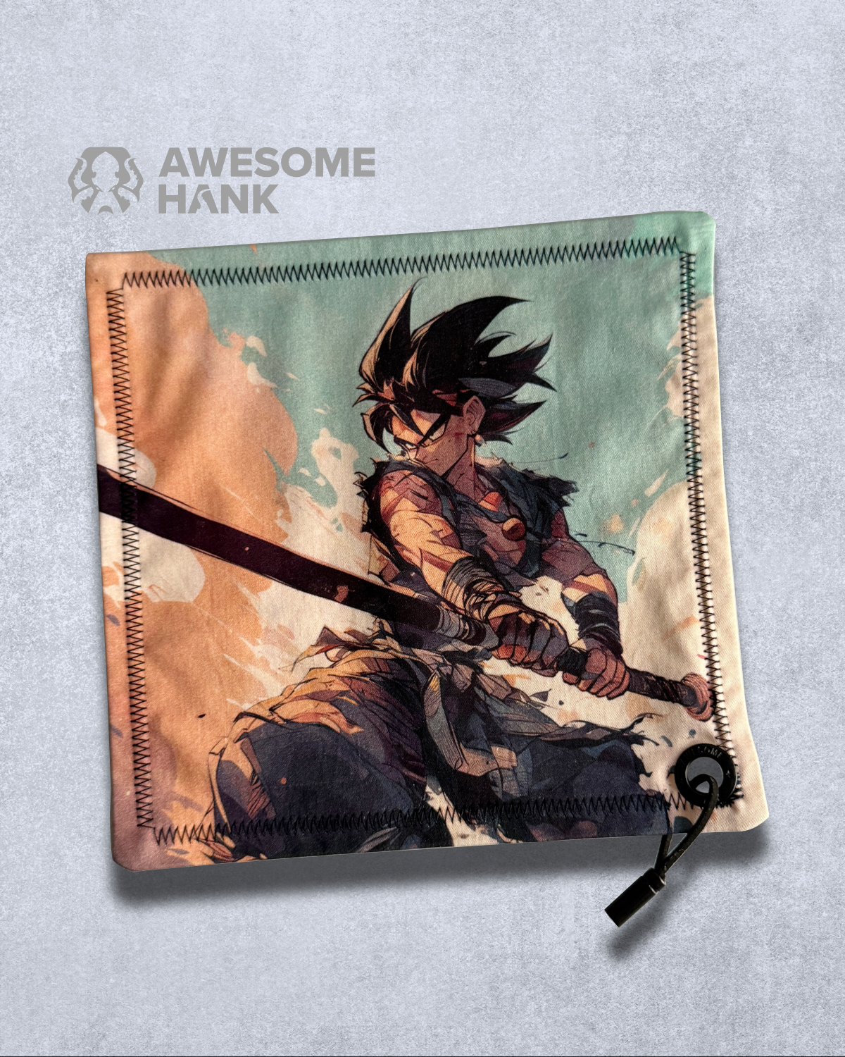 Modern Handkerchief featuring a Z Nomad Fighter. XL Size, microfiber backing. 