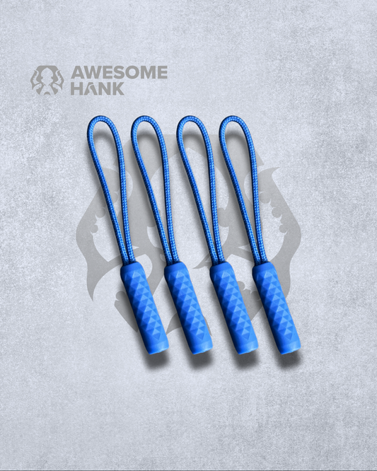 ZIPPER NUNCHUCKS 4-PACK (BLUE)