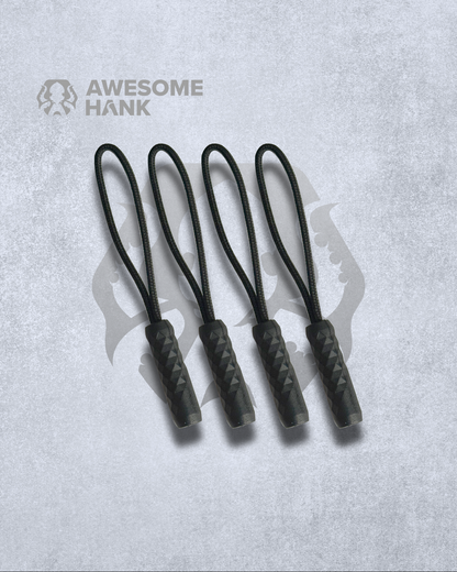 DIAMOND ZIPPER NUNCHUCK 4-PACK (COAL)