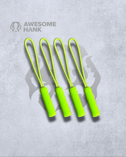 ZIPPER NUNCHUCKS 4-PACK (LIME)