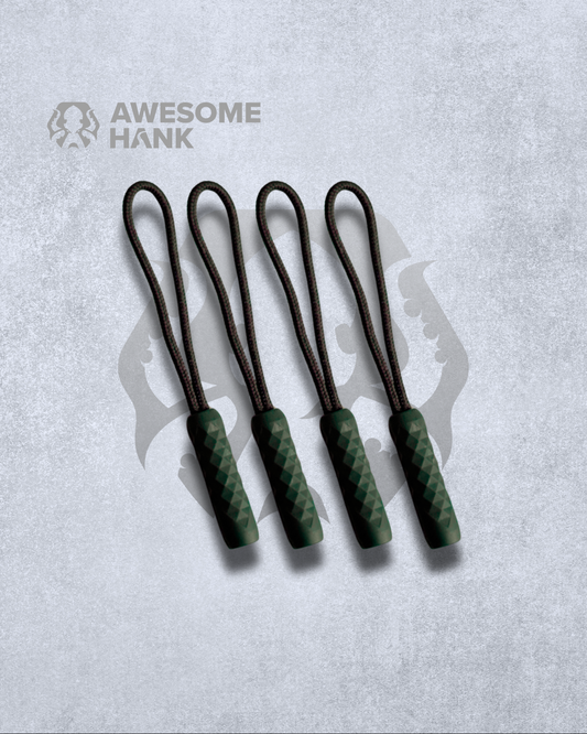 DIAMOND ZIPPER NUNCHUCK 4-PACK (OLIVE)