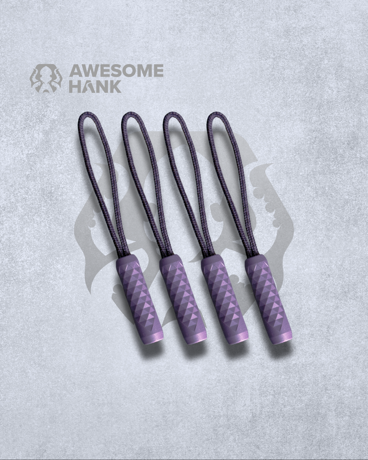 ZIPPER NUNCHUCKS 4-PACK (PURPLE)