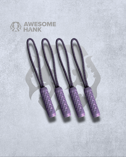ZIPPER NUNCHUCKS 4-PACK (PURPLE)