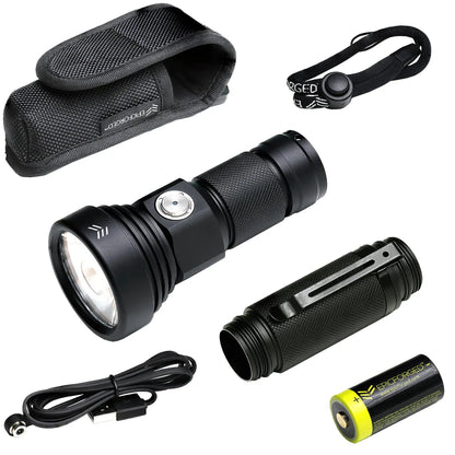 DAPPER DESIGN DART MINI POCKET THROWER FLASHLIGHT W/ EXTENSION TUBE
