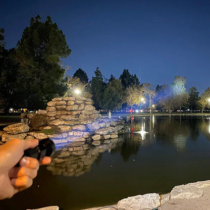 DAPPER DESIGN DART MINI POCKET THROWER FLASHLIGHT W/ EXTENSION TUBE