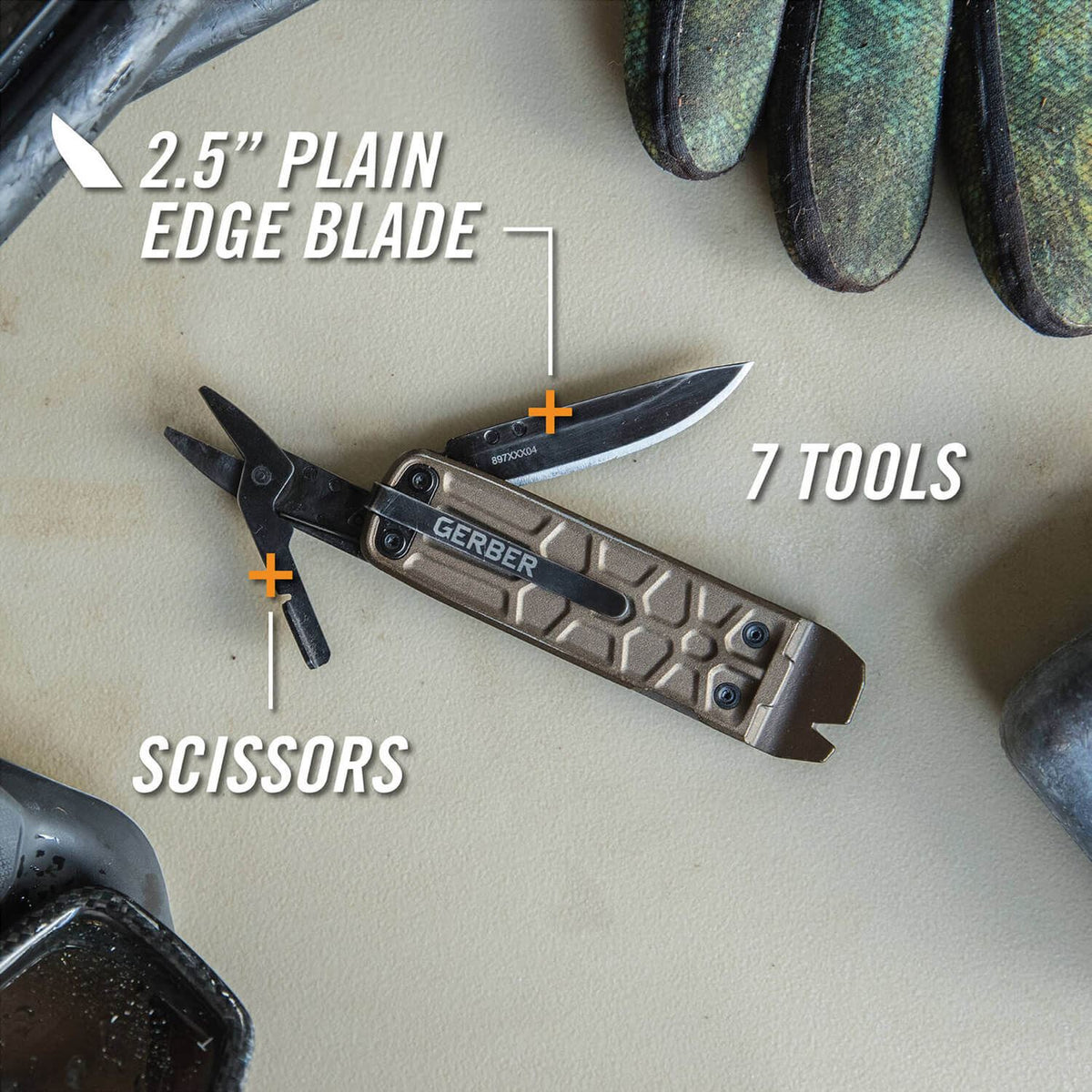GERBER LOCKDOWN SLIM PRY MULTI-TOOL ONYX