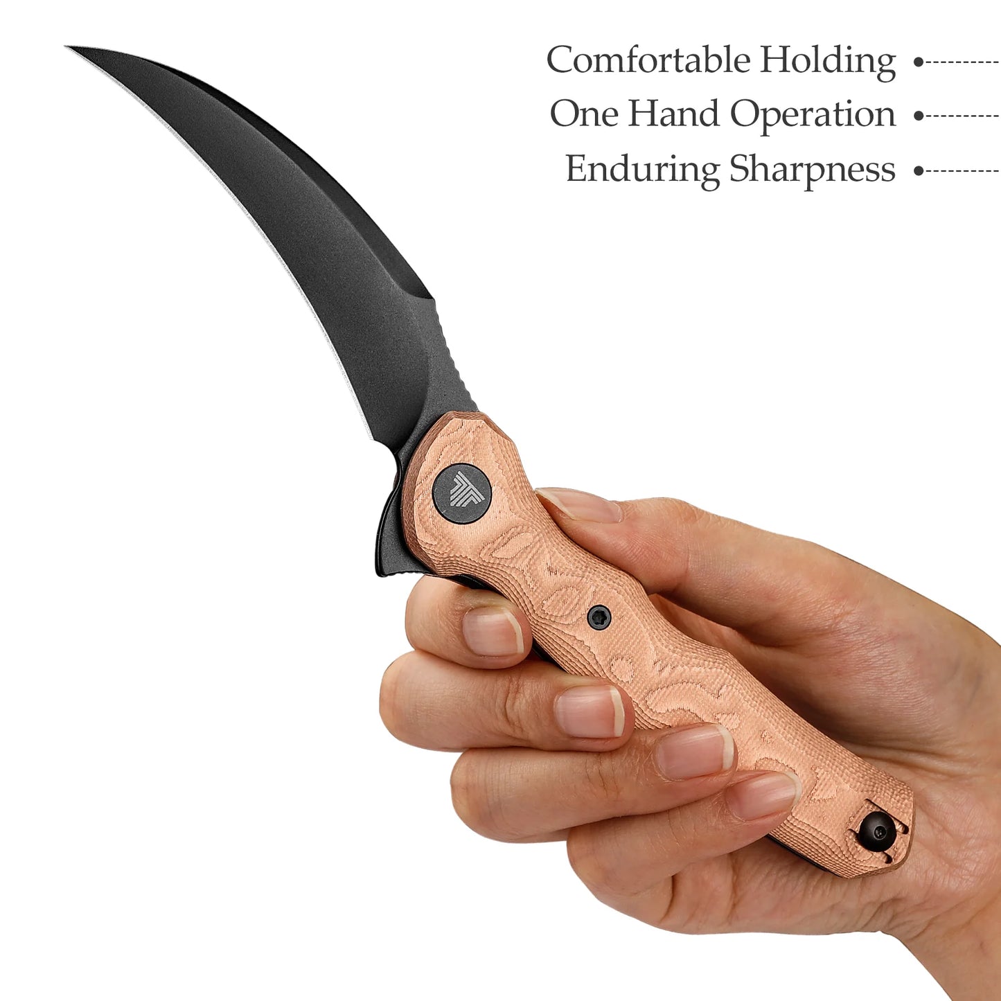 TRIVISA LACERTA CU-COPPER FOIL 14C28N (3.34" BLACK STONEWASH)